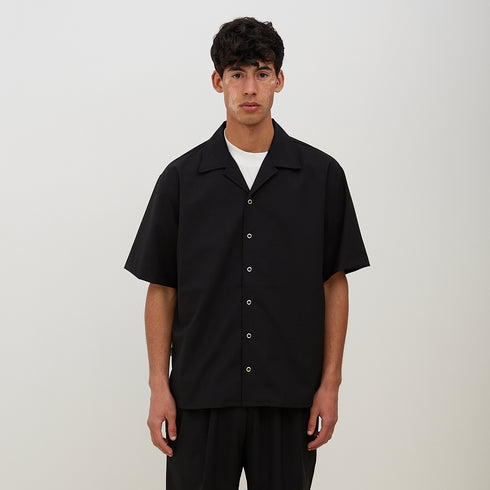 Bonsai Bowling Shirt Regular Fit Black SH001004 Degli Uberti